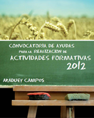 convocatoria de ayudas para la realización de actividades formativas 2012