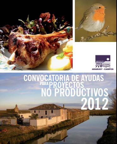 Convocatoria de ayudas para proyectos no productivos 2012