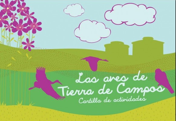 Las aves de Tierra de Campos, cartilla de actividades publicada por Araduey-Campos en el marco del Proyecto TRINO: Turismo Rural de INterior y Ornitología. 
